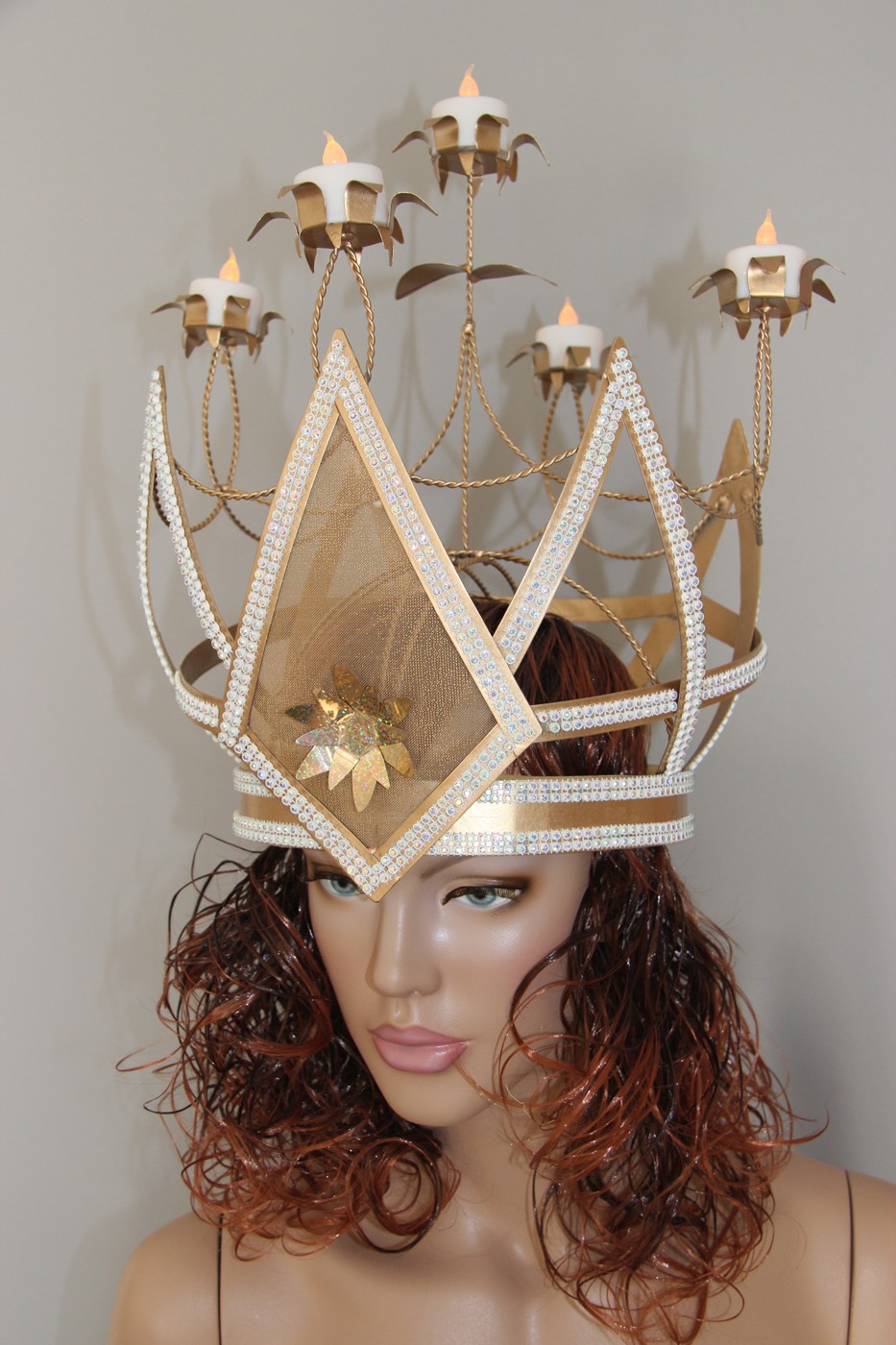 Канделябр "Корона" для танца живота  5 свечей